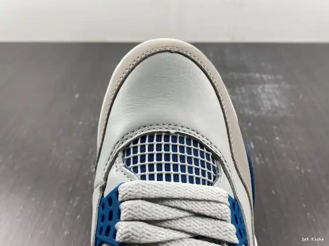 1st Kicks Shoes 4 FV5029-141 Air Military Jordan Blue 0505